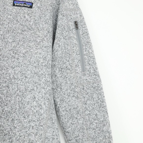 Patagonia Women Medium 1/4 Zip Pullover Better Sweater Gray Dentsply Sirona Logo - Picture 6 of 10